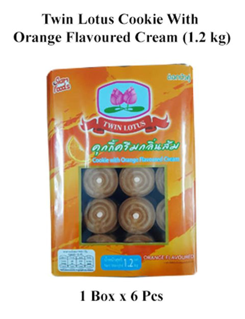 Twin Lotus Cookie With Orange Flavoured Cream (1.2 kg)