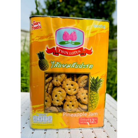 Twin Lotus Cracker With Pineapple Jam (Feaung Thong) (1.2 kg)