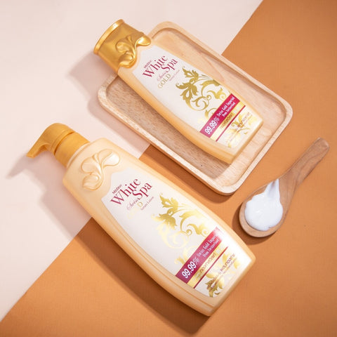 White Spa Gold Serum Lotion (400 ml + 200 ml)