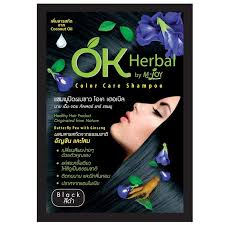 OK Herbal Color Care Shampoo (Black) (30 ml)