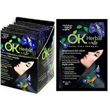 OK Herbal Color Care Shampoo (Black) (30 ml)